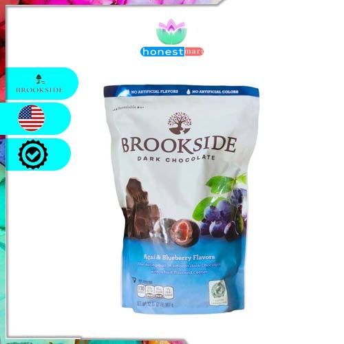 Socola đen nhân quả việt quốc Brookside Aci & Blueberry 907g