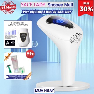 Máy triệt lông mini cầm tay SACE LADY với chức năng tẩy lông nách, lông tay, chân, lông Bikini vĩnh viễn tại nhà