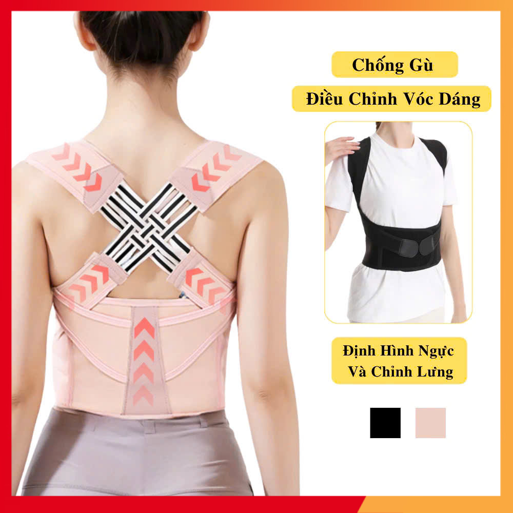 ✈️[Freeship] Đai chống gù lưng nam nữ EASY  [Tặng kèm 2 tấm trợ lực]
