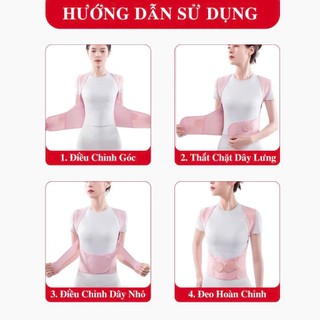 ✈️[Freeship] Đai chống gù lưng nam nữ EASY  [Tặng kèm 2 tấm trợ lực]