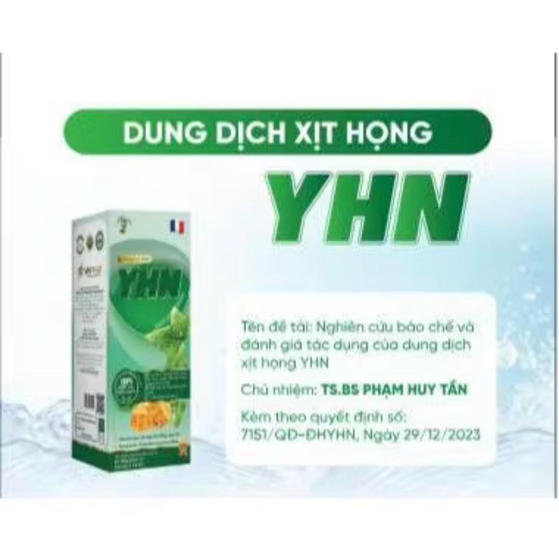 Xịt họng Đại Học Y Hà Nội (YHN) Chai 20ml