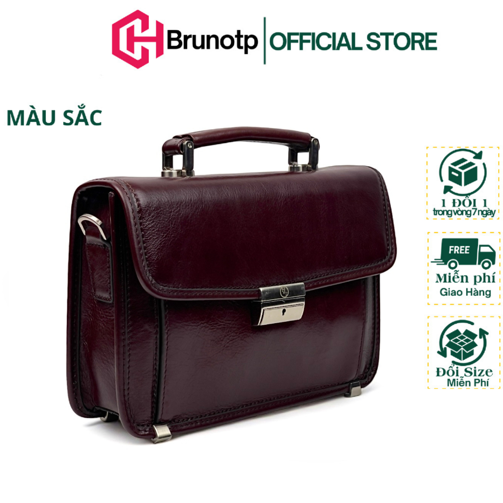 Túi Sách Nam, Ví Cầm Tay Da Bò Cao Cấp BH 12 Tháng Về Chất Lượng