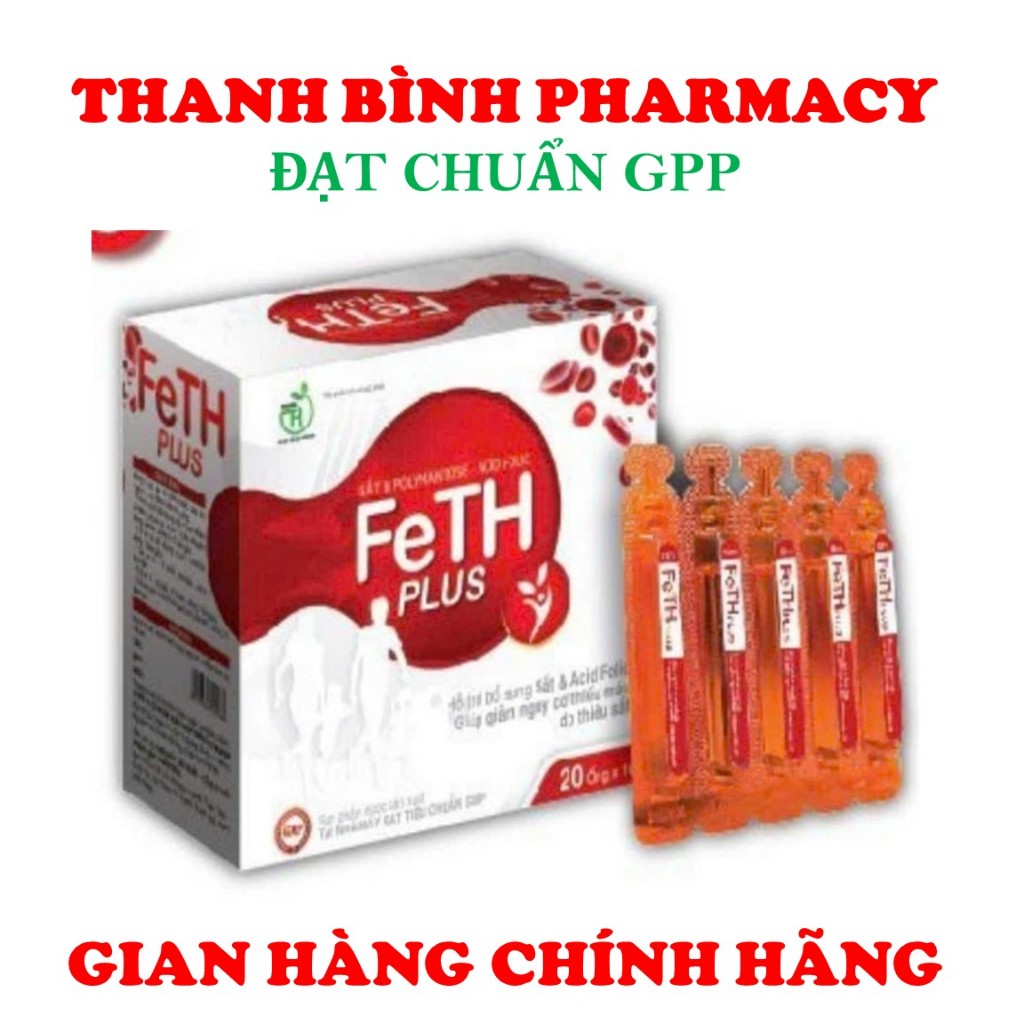 FE TH PLUS-GIÚP BỔ SUNG SẮT-ACID FOLIC CHO CƠ THỂ-GIÚP GIẢM NGUY CƠ THIẾU MÁU DO THIẾU SẮT-TPCN