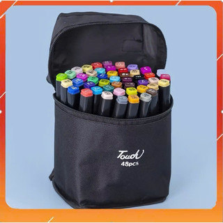  Bút màu dạ marker 48 80 cây màu Touch tặng kèm túi 