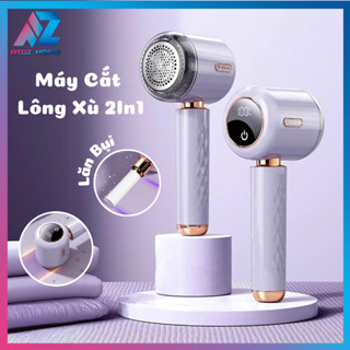  Máy Cắt Lông Xù Quần Áo Đa Năng 2in1 Kèm Con Lăn Bụi Và Cắt Xơ Len Hút Bụi Không Dây Sạc Thế Hệ Mới Với Công Suất 20W 