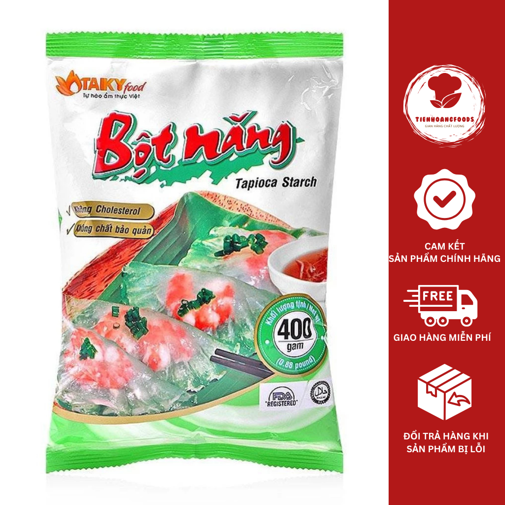 Bột Năng Tài Ký Gói 400g Độ Mịn Cao, Không Vón Cục