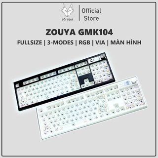 [HỎA TỐC HN - HCM] Kit bàn phím cơ ZUOYA GMK104 Mạch Xuôi | Gasket Mount | RGB | 3-Modes | CHÍNH HÃNG