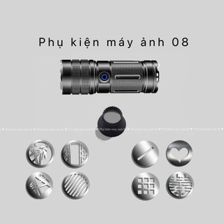 [ Freeship ]  Đèn pin chụp ảnh kèm hiệu ứng,  Ánh sáng trắng/Vàng/Xanh/Đỏ/Vàng . Có zoom to nhỏ