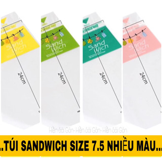 túi sandwich, túi tam giác đựng bánh sandwich sấp 98-100 túi