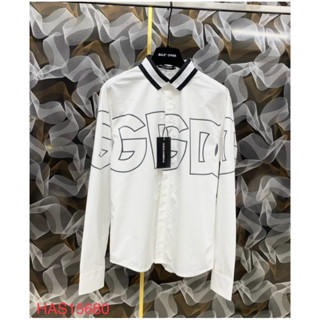 HotÁo sơ mi DG in chữ thiết kế hot trend Nam Nữ New 2024