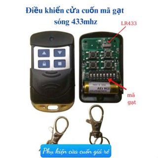 Điều Khiển Cửa Cuốn MÃ GẠT 433MHZ - Remote điều khiển có Pin và hướng dẫn sử dụng (SỈ GIÁ TỐT)