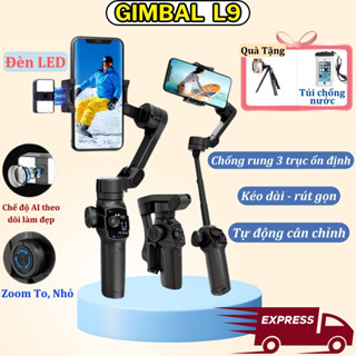 Gimbal Chống Rung Điện Thoại Smart L9 - Quay Video, Vlog, Chụp Ảnh & Gậy Selfie Rút Dài