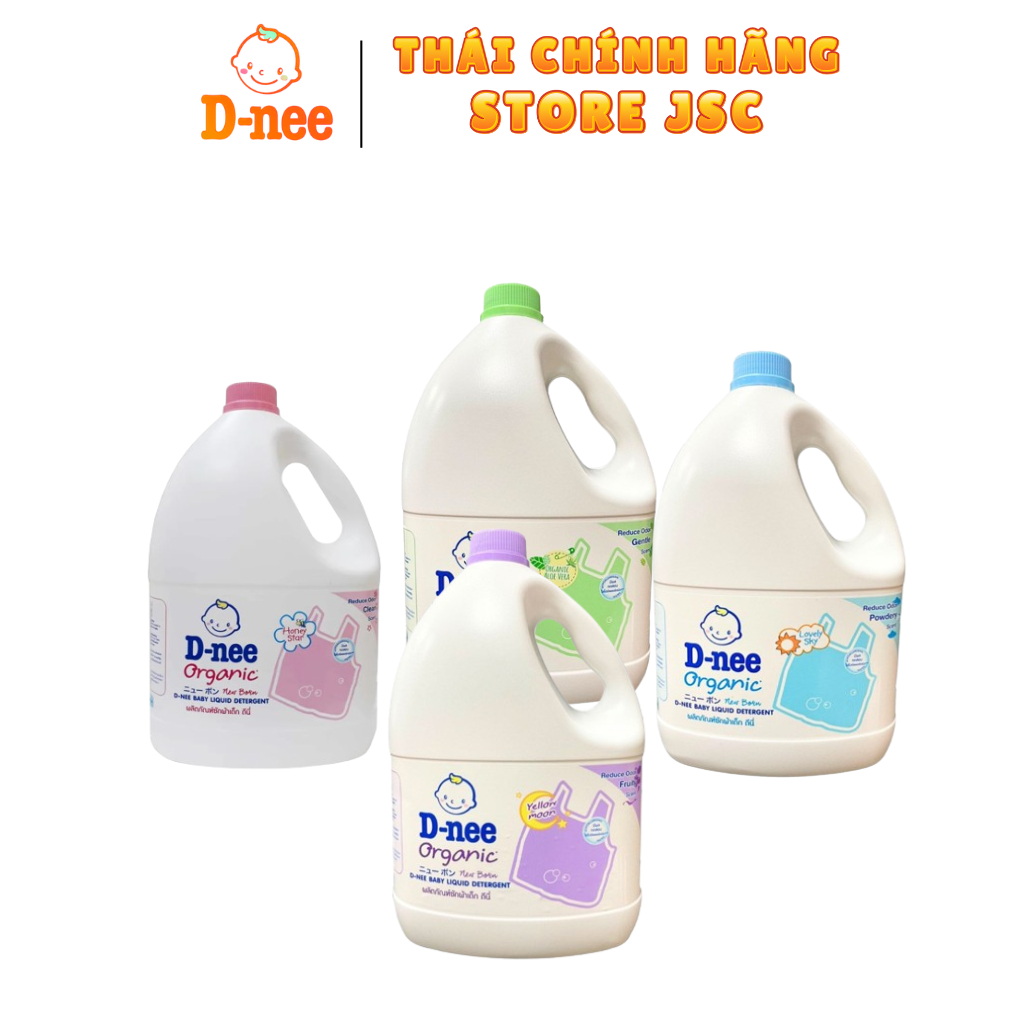 (NHẬP KHẨU) Nước giặt quần áo em bé Dnee 3000ml - Nước Giặt Cho Trẻ Em an toàn, Chính hãng Công ty