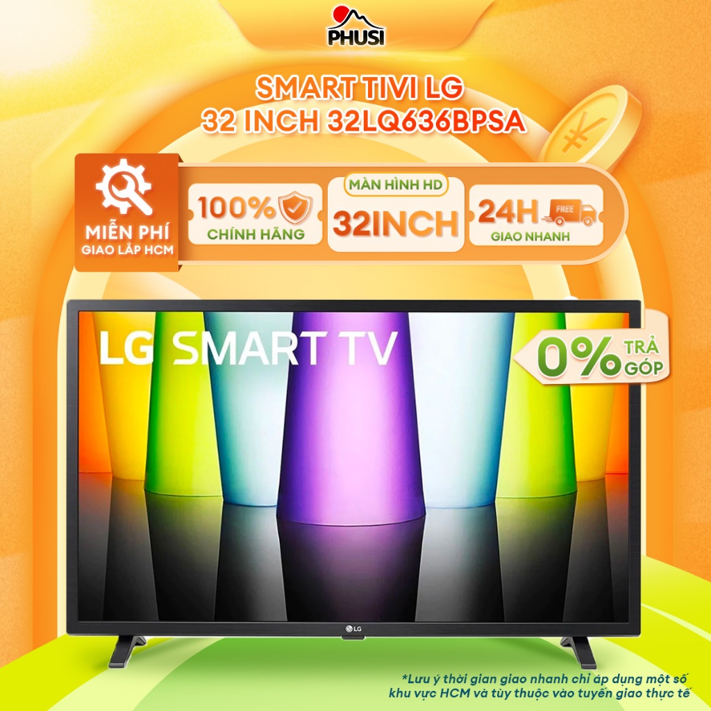 32LQ636BPSA [MIỄN PHÍ GIAO LẮP] - Smart Tivi LG 32 inch 32LQ636BPSA