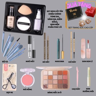 Bộ trang điểm cao cấp 15 món makeup chuyên nghiệp hottrend bộ makeup sang chảnh, hàng nội địa trung chính hãng kiềm dầu