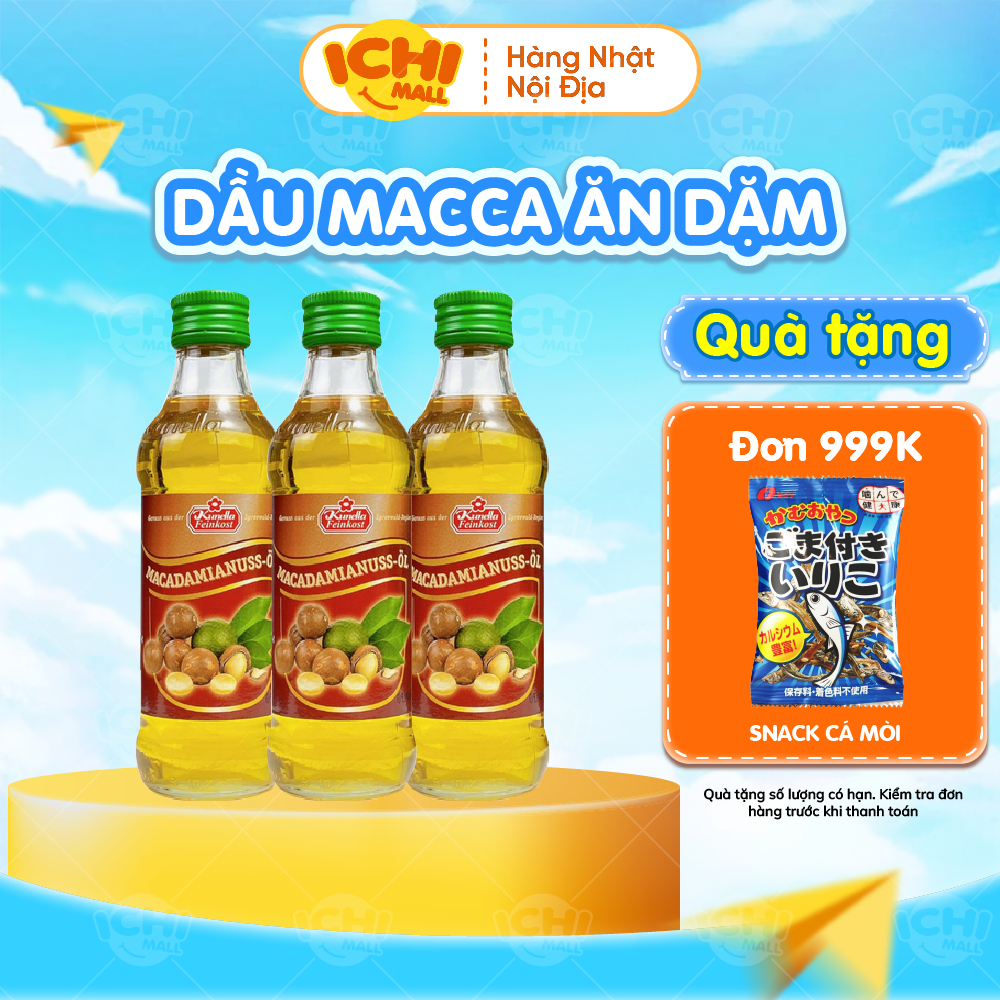 Dầu macca Đức Kunella Feinkost 100ml _Ichimall