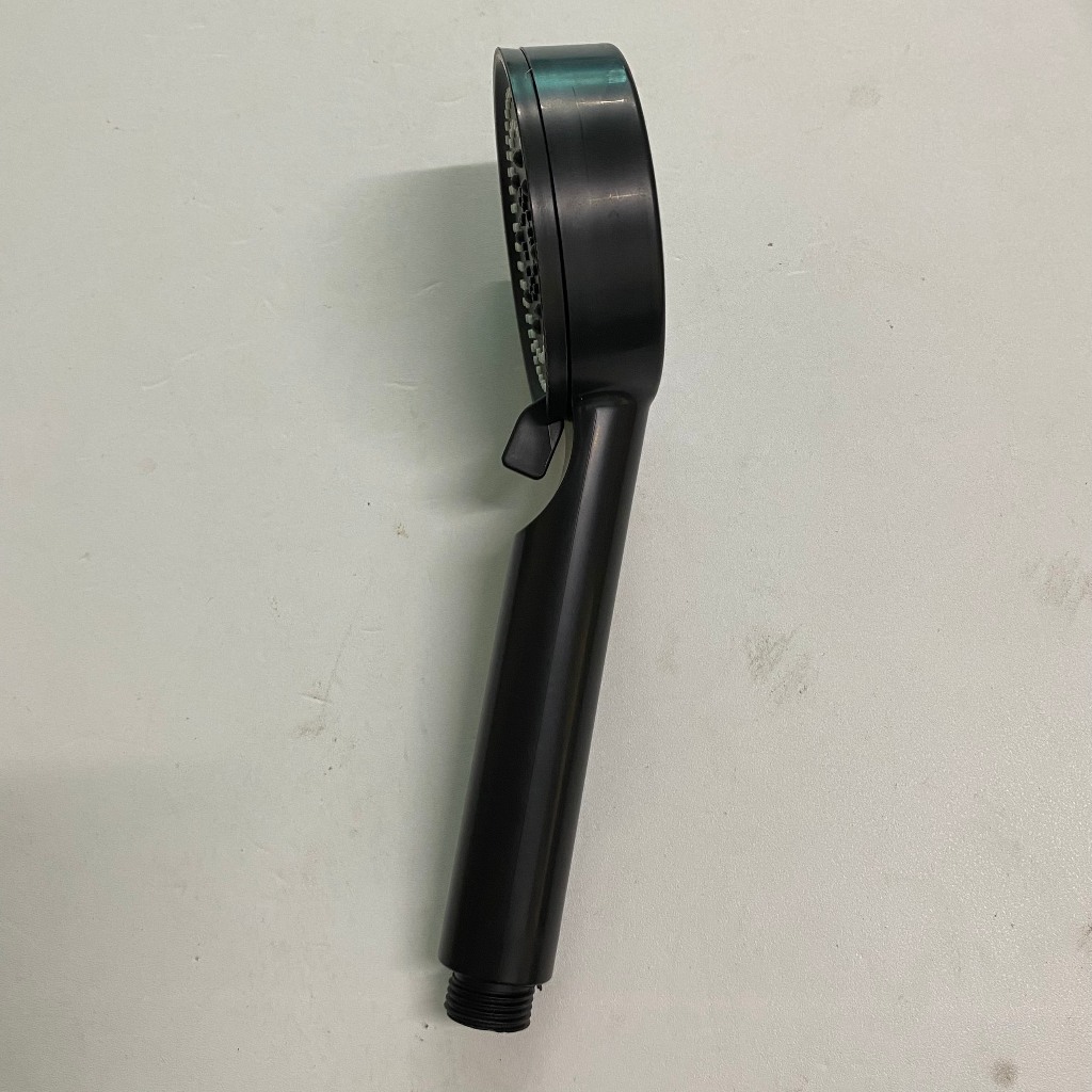 Vòi sen tăng áp 5 chức năng nước, đầu vòi hoa sen nóng lạnh không nút bật tắt màu ĐEN, chất liệu nhựa PP tiết kiệm nước | BigBuy360 - bigbuy360.vn