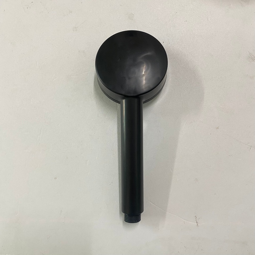 Vòi sen tăng áp 5 chức năng nước, đầu vòi hoa sen nóng lạnh không nút bật tắt màu ĐEN, chất liệu nhựa PP tiết kiệm nước | BigBuy360 - bigbuy360.vn