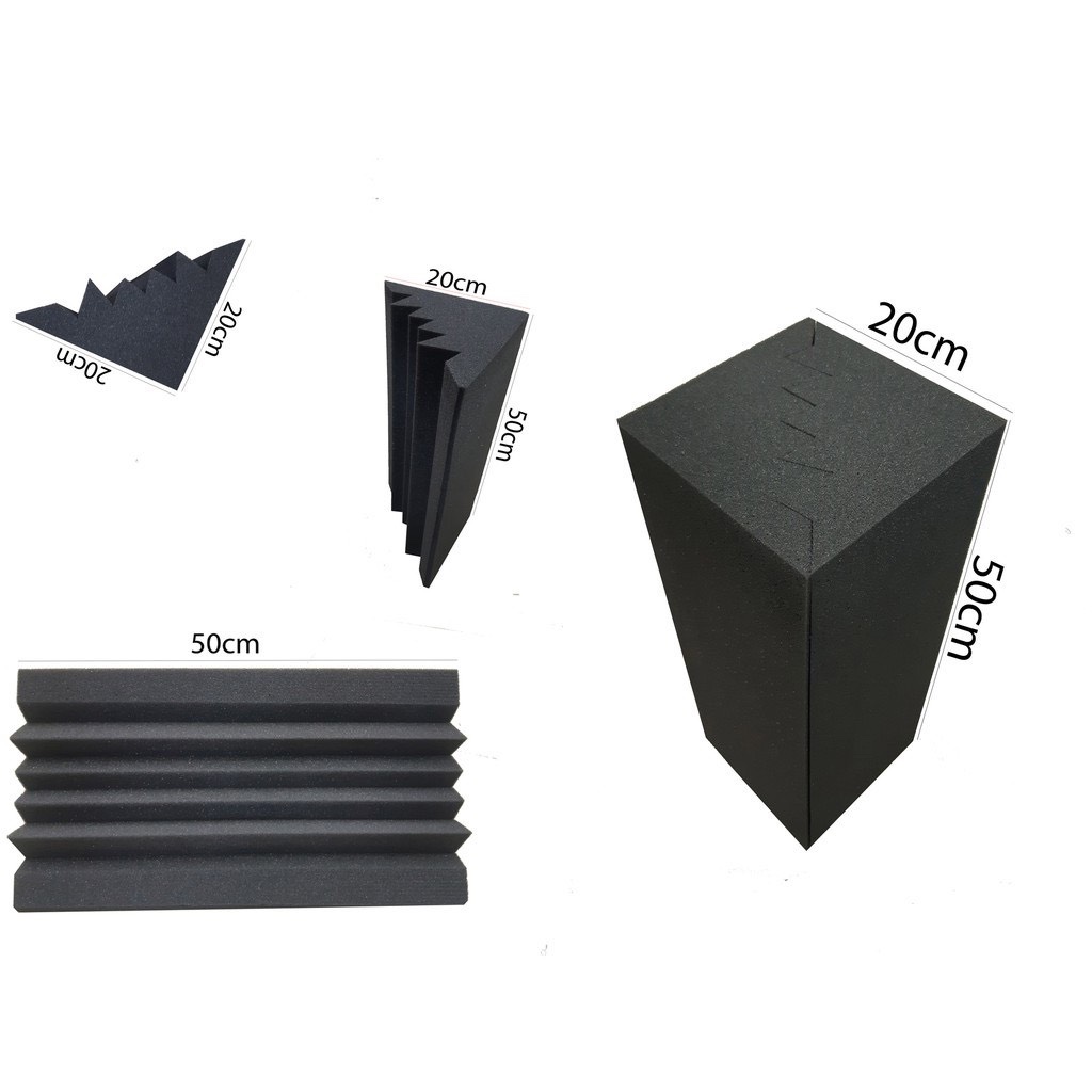 Mút xốp góc (basstrap) bẫy âm dán tường tiêu âm cách âm