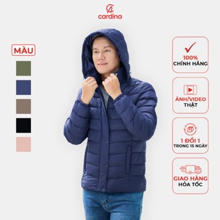 Áo phao nam CARDINA chần bông siêu nhẹ cản gió chống nước phom dáng trẻ trung năng động 4PNM01