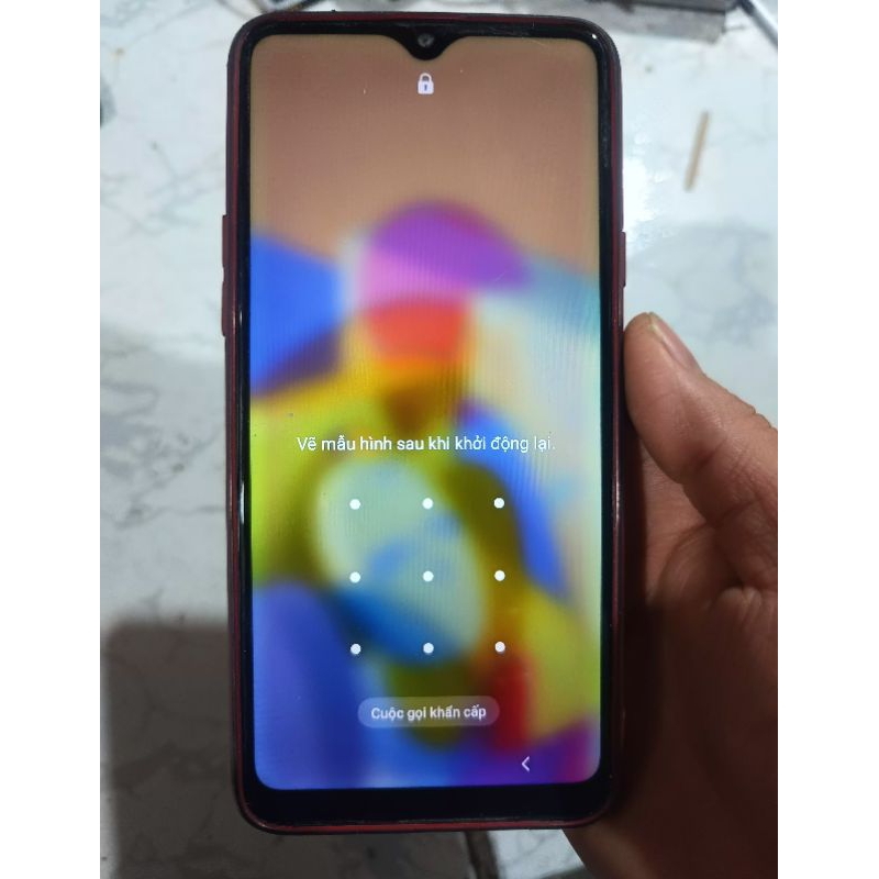 Cụm xác Samsung A20s  nguyên cây bị mk