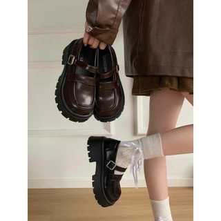  Giày oxford mary jane nữ basic dễ phối đồ oxford retro Kichi Shoes 8137 