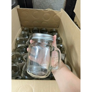 Cốc thủy tinh có quai có nắp 500ml