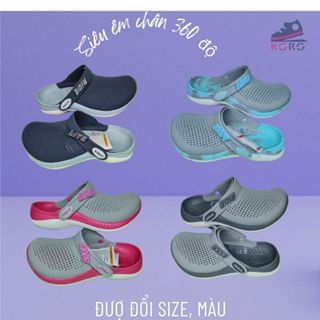 Dép sục cross nam bít mũi êm chân literide 360 KORO y tế đi bệnh viện đế bằng