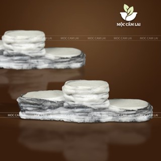  Bệ Đôn Dùng Đặt Tượng Trang Trí Decor Phong Thủy Chất Liệu Bột Đá Composite - Mộc Cẩm Lai 