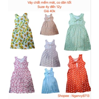 Váy bé gái xuất dư  ( Size 4y đến 12y )