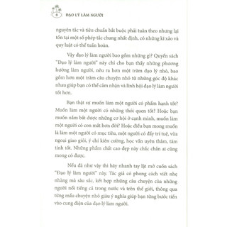 Sách - Đạo lý làm người (bìa mềm)