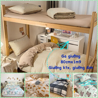 Ga giường 80cm x 1m9 ký túc xá, giường tầng, giường đơn ktx