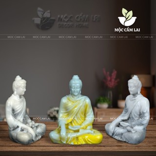  Tượng Bổn Sư Thích Ca Trang Trí Phong Thủy Chất Liệu Bột Đá Composite - Mộc Cẩm Lai 