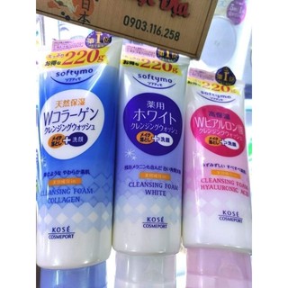 SỮA RỬA MẶT SOFTYMO KOSE NHẬT BẢN 220G