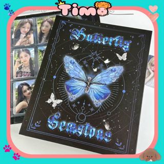 Album Rỗng Không Kèm Sheet Sổ Binder A5 Sưu Tầm Ảnh Đựng Card Kpop Butterfly Timo VPBL15