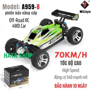  WLtoys A959B Xe Đua Điều Khiển Bản Nâng Cấp Tốc Độ Cao 70km h High Speed Offroad Động Cơ Mạnh Mẽ RC 