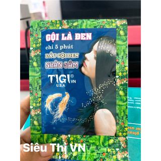 Gội Là Đen Thảo Dược Nhân Sâm Tigi, Phủ Bạc Tốt, Không Dính Da Đầu ( Gói 23ml)