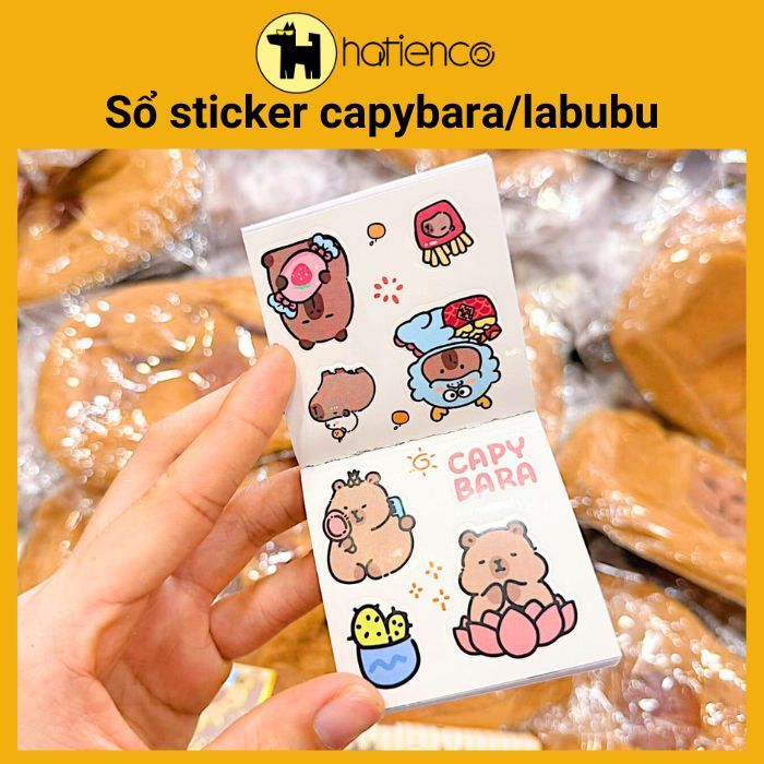 Combo 10 Sổ hình dán, sticker 12 tấm dễ thương