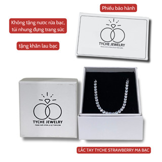  Vòng tay mạ bạc nữ Tyche kiểu dáng Hàn Quốc phong cách trẻ trung phù hợp đeo đi học đi chơi TYCHE JEWELRY 