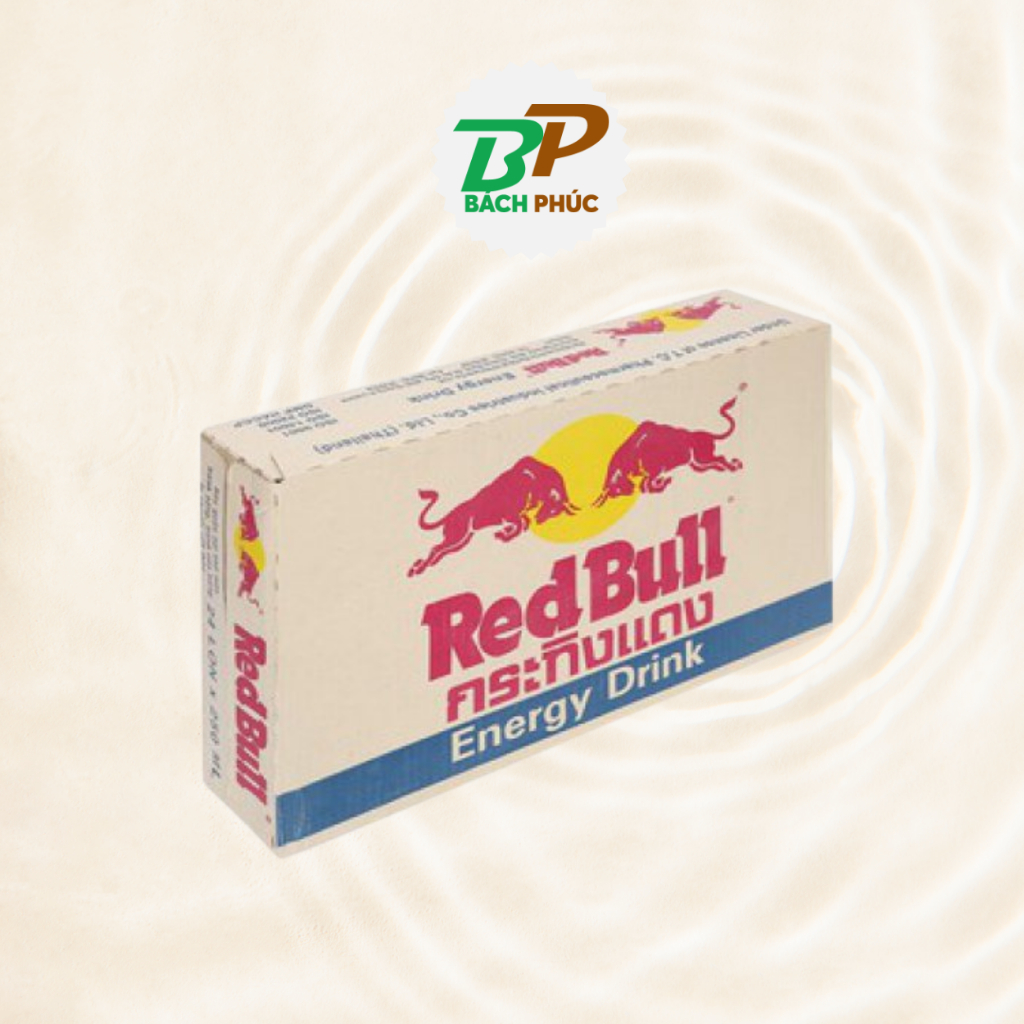  Thùng Nước Bò húc Redbull Thái 250ml x 24lon nước tăng lực - Pha chế Bách Phúc Đà Nẵng - Nguyên liệu pha chế Đà Nẵng 