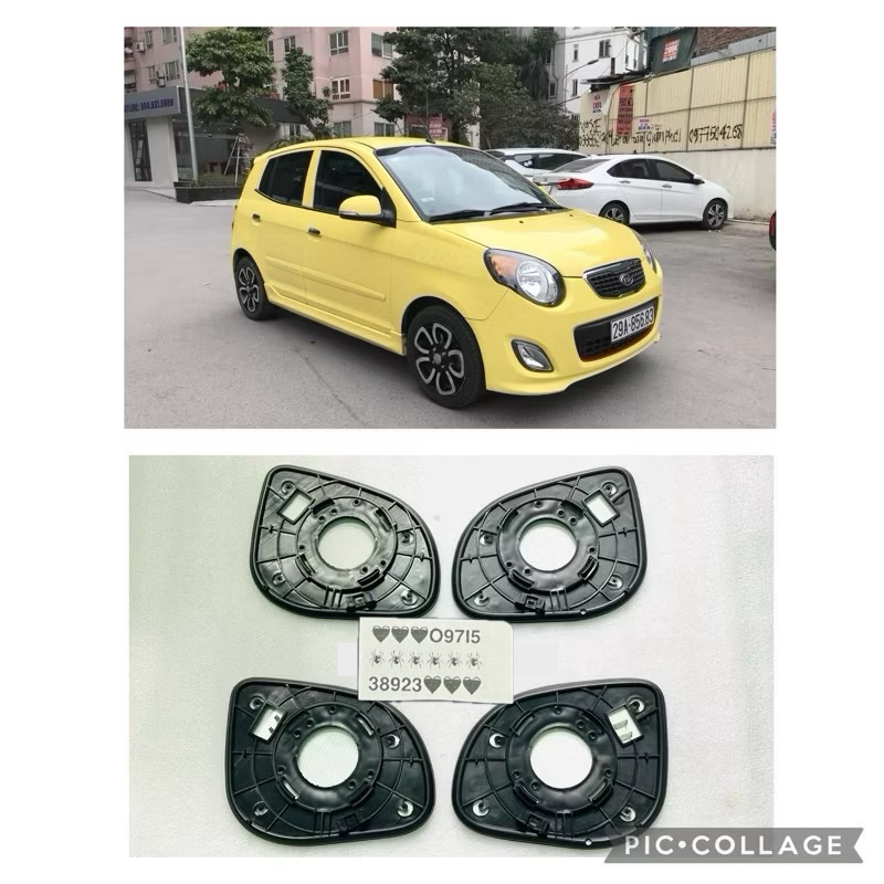 Mặt gương chiếu hậu KIA MORNING 2009-2014 xịn