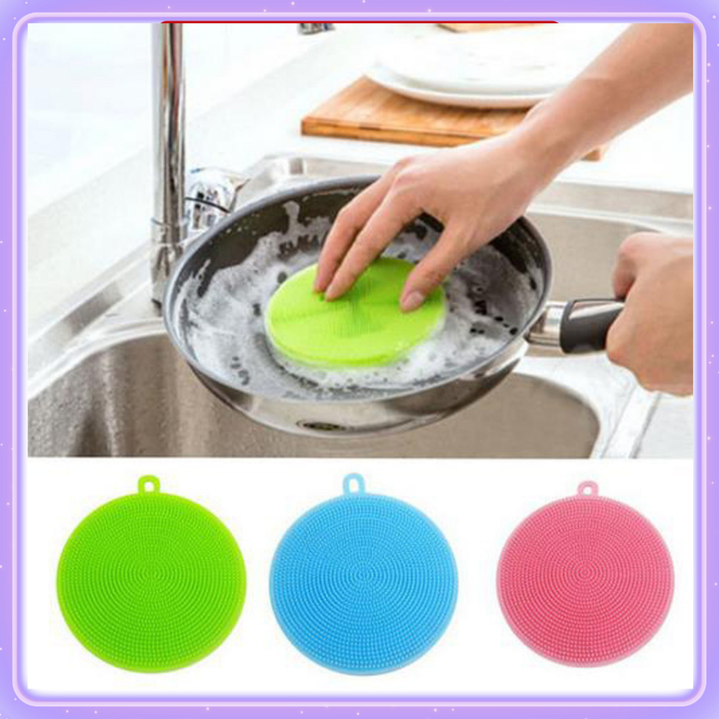 MIẾNG RỬA BÁT CHÉN SILICON ĐA NĂNG