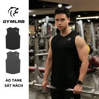 Áo ba lỗ nam Gymlab form regular fit nhiều màu vải poly thoáng mát - REGULAR FIT