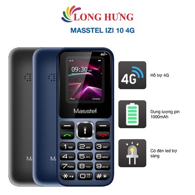 Điện thoại Masstel izi 10 4G - Hàng chính hãng