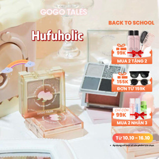 Bảng mắt 2 tầng 4 ô màu kèm phấn má GOGO TALES Amoy Likes Blush Eyeshadow Palette WODWOD Gogotales WODW01 GT426 GOGO132