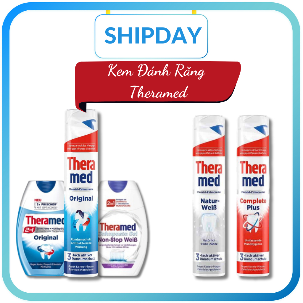 Kem đánh răng Theramed 2in1 - Đức