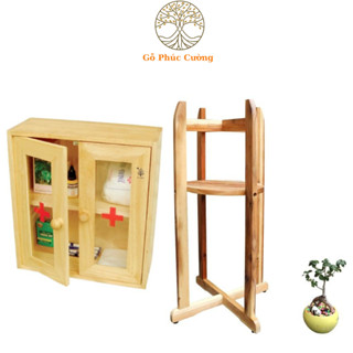 KỆ GỖ ĐỂ BÌNH NƯỚC 20 LÍT - TỦ THUỐC Y TẾ GIA ĐÌNH - CHÍNH HÃNG GỖ ĐỨC THÀNH