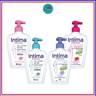  Dung dịch vệ sinh phụ nữ INTIMA - nội địa Pháp 200ml  Extra doux - Apaisant - Neutre - Regulateur Active  