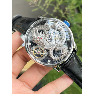 [GIÁ BÁN TƯƠNG TÁC XÂY DỰNG KÊNH] Đồng Hồ Nam Hanboro HBR 900-2 / 989-2 Diamond Bezel, Máy Automatic