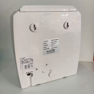 Máy Chấm Công Thẻ Giấy WISEEYE WSE-7500A ( Có pin dự phòng ) - Tặng 2 xấp Giấy Chấm Công